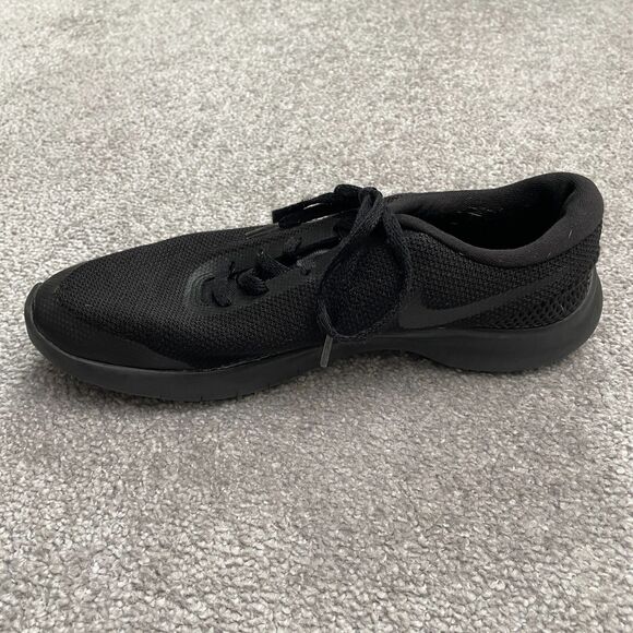Nike Flex Experience RN7 Sneakers Shoes Womens 10Solid Black Lace Up Active Run - Picture 8 of 13
